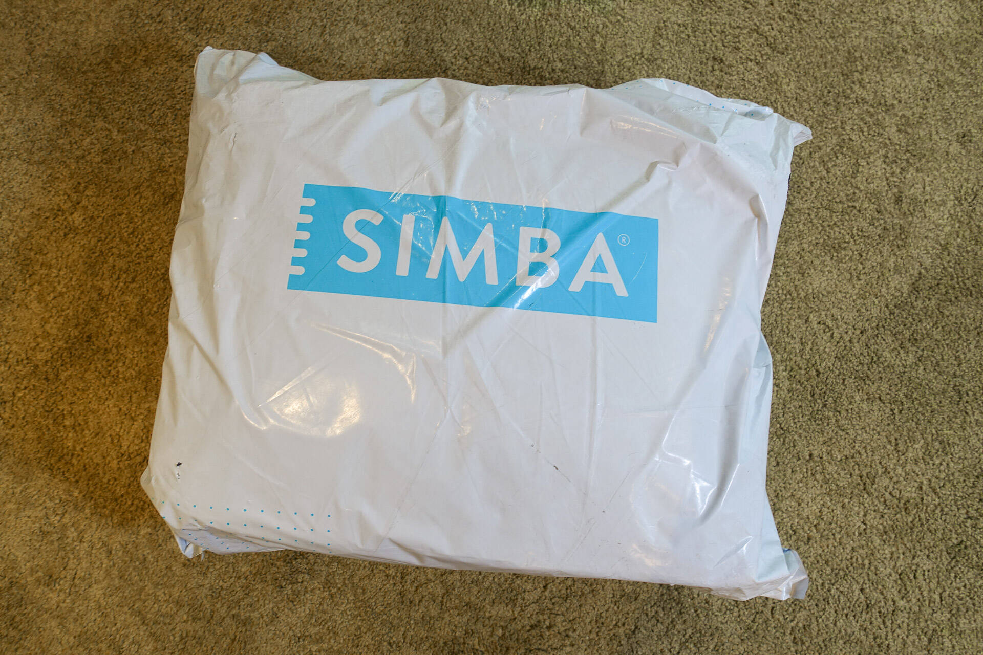 simba hybrid 3-in-1 duvet delivered in plastic bag